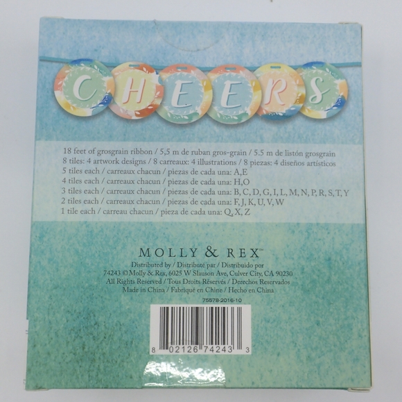 Molly and Rex Banner Kit Green Ribbon - NIB - Picture 2 of 2